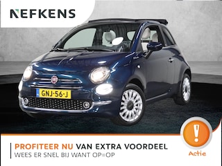 Fiat 500 1.0 70PK Hybrid Sport | AppleCarplay/AndroidAuto | Climate Control | Xenon Koplampen | Vouwdak | Cruise Control | DAB Ontvanger | Start/Stop Systeem | 16" Lichtmetalen Velgen | Isofix | Parkeersensoren |
