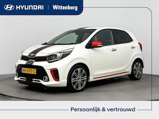Kia Picanto 1.0 T-GDI GT-Line | Navigatie en Apple carplay Androidauto | Lederen bekleding met stoel verw. | Park. sensoren achter en camera |