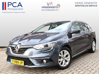 Renault Mégane Estate 1.3 TCe Limited 115 Pk Benzine * Navigatie * Trekhaak * Vierseizoenenbanden * Climate & Cruise Control * Keyless Entry & Start * Vingerhoets; Vierde Generatie Eersteklas Service !
