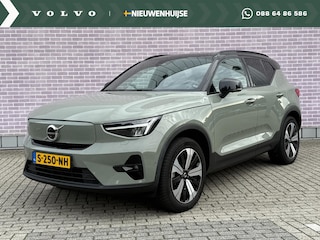 Volvo XC40 Recharge Twin Ultimate 78 kWh AWD | Trekhaak semi elektrisch bedienbaar | Panoramadak | All Season banden | 360 Camera | Adaptieve cruisecontrol | Harman Kardon audio
