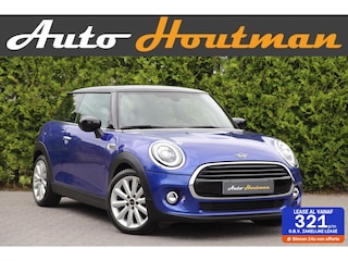 Mini Cooper 1.5 Automaat Chili|Xenon|Led|Ecc|Carplay|Navi|Pdc|Leder|Zwarte hemel|Dealer onderhouden