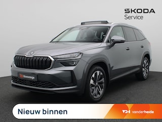 Skoda Kodiaq 1.5 TSI MHEV Business Edition 7p. 150PK DSG matrix led, trekhaak, adaptive cruise met travel assist, side assist, achteruitrijcamera, schuif-kanteldak, stuur-stoelverwarming, keyless, alarm, 19" lichtmetaal
