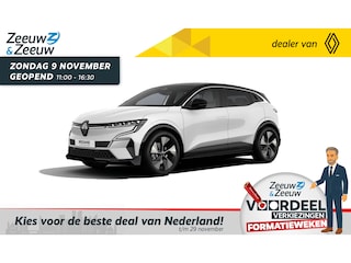 Renault Mégane comfort range Techno 60 kWh MY24 | NU nog leverbaar tegen 17% bijtelling en met €3.000,- EXTRA Zeeuw & Zeeuw voorraad korting | Pack Winter | Pack Advanced Driving Assist |