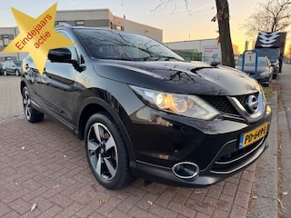 Nissan Qashqai 1.6 Turbo 164pk N-Vision Airco/ECC,Navigatie,Camera,Panoramadak,Leder/Alcantara Interieur