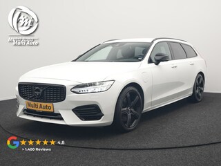 Volvo V90 T8 AWD R-Design Plug In Hybrid 394pk Dealer O.H. PHEV | Adaptive Cruise | 360 Camera | Black Optic | Alcantara Sportstoelen Memory & Verwarmd | Apple Carplay | Keyless | Blis | Virtual | Navigatie | 19"L.M |