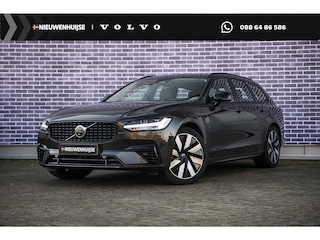 Volvo V90 2.0 T8 Plug-in hybrid AWD Ultra Dark | Trekhaak | Panoramadak | 360 Camera | Gelaagd Glas | Stoel en Stuurverwarming | Head Up Display | Leder Dashboard |