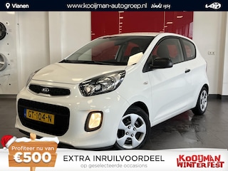 Kia Picanto 1.0 CVVT EconomyLine , Centrale deurvergrendeling , Start/Stop systeem ,Stoffen bekleding, RADIO CD,