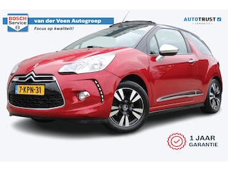 Citroën DS3 Cabrio 1.2 VTi So Chic | Incl. 12 maanden garantie | Cruise control | Elektrisch dak | Trekhaak afneembaar | Parkeersensoren | Navigatie | Bluetooth |