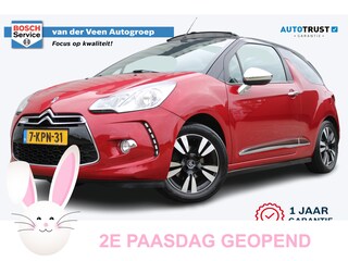 Citroën DS3 Cabrio 1.2 VTi So Chic | Incl. 12 maanden garantie | Cruise control | Elektrisch dak | Trekhaak afneembaar | Parkeersensoren | Navigatie | Bluetooth |
