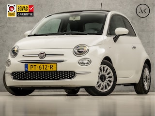 Fiat 500 0.9 TwinAir Turbo Lounge (PANORAMADAK, APPLE CARPLAY, GROOT NAVI, CRUISE, SPORTSTOELEN, LM VELGEN, BLUETOOTH, NIEUWE APK, NIEUWSTAAT)