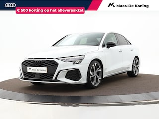 Audi A3 Limousine 30 TFSI 110pk S-tronic Edition One · S Line ·  Apple/Android Car Play · Navigatie · Afneembare Trekhaak · P-Sensoren · 18'' Inch · Garantie t/m 13-03-2028 of 100.000km