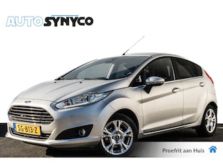 Ford Fiesta 1.0 EcoBoost Titanium | Stoelverwarming | Leder | Trekhaak | Clima | Cruise | Sfeerverlichting | PDC