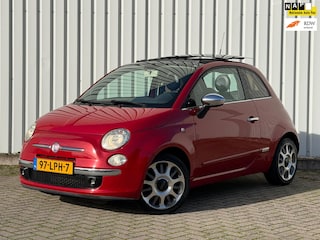 Fiat 500 1.2 Lounge|Automaat|Schuif-dak|PDC|Airco|NAP|Leder