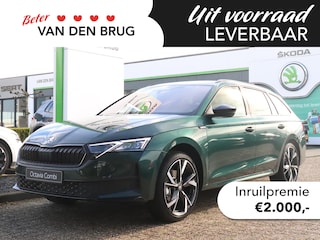 Skoda Octavia Combi 1.5 TSI MHEV Business Sportline Tour | Trekhaak | Elektrische voorstoelen | Stoelverwarming | Adaptieve cruise control | 19 inch | Highland green
