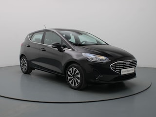 Ford Fiesta 124pk EcoBoost Hybrid Titanium Cruise | Climate | Carplay | Parkeersens. achter | Stoel-/stuur-/voorruitverw.
