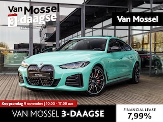 BMW i4 M50 High Executive 84 kWh | BMW INDIVIDUAL KLEUR | SCHUIF-KANTELDAK | 20 INCH | CARBON EXTERIEUR | CARBON INTERIEUR | STOELVENTILATIE | 360 CAMERA | HARMAN KARDON | STOELMEMORY | BMW LASERLIGHT | SHADOWLINE |