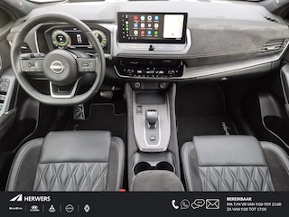 Nissan Qashqai 1.3 MHEV Xtronic Tekna Plus Automaat / Fabrieksgarantie tot 03-2028 / Trekgewicht 1800 kg / Elektrische achterklep / Panoramadak / HUD / Stuur-, Stoel en Voorruit verwarming / Stoel met massage functie / Adaptief CC /