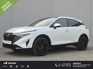 Nissan Qashqai 1.3 MHEV Xtronic Tekna Plus Automaat / Fabrieksgarantie tot 03-2028 / Trekgewicht 1800 kg / Elektrische achterklep / Panoramadak / HUD / Stuur-, Stoel en Voorruit verwarming / Stoel met massage functie / Adaptief CC /