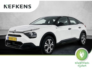 Citroën C4 EV Live 50 kWh 136pk | Accu SOH 93,7% | Navigatie via Apple Carplay / Android Auto | Climate Control | Cruise Control | Parkeersensoren | DAB+ radio | Bluetooth | Armsteun | Automatisch dimlicht | Regensensor | Volledig digitaal instrumentenpaneel | Multifunctioneel stuurwiel |