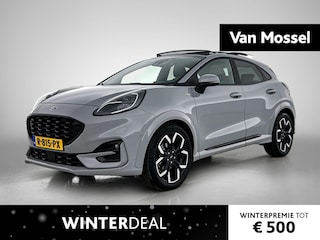 Ford Puma 1.0 EcoBoost Hybrid ST-Line X | NAVIGATIE | ACHTERUITRIJCAMERA | PANORAMADAK | HALF LEDEREN BEKLEDING | STUUR- & STOELVERWARMING | ELEKTRISCHE ACHTERKLEP | KEYLESS ENTRY & START |