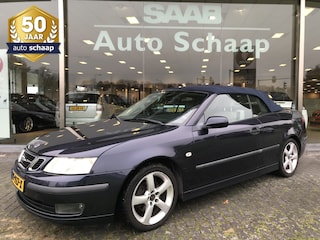 Saab 9-3 Cabrio 2.0t Vector Automaat | Rijklaar incl garantie | Blauwe kap Parkeersensoren Mistlampen voor