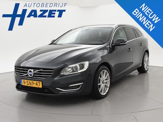 Volvo V60 2.4 D6 AWD PLUG IN HYBRID SUMMUM + NW AIRCOPOMP | TREKHAAK 1800 kg | LEDER