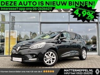 Renault Clio Estate 0.9 TCe Limited | NL Auto | All Seasons | Navigatie | Lichtmetaal | Airco | Cruise Control | Spraakbediening | Bluetooth | Armsteun