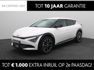 Kia EV6 Plus 84 kWh | dit jaar leverbaar!| bijtelling 17%| stoel- & stuurverwarming| stoelverkoeling| Gt-line velgen| zwarte typeaanduiding| vraag voor beschikbaarheid|