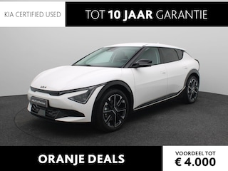 Kia EV6 Plus 84 kWh | dit jaar leverbaar!| bijtelling 17%| stoel- & stuurverwarming| stoelverkoeling| Gt-line velgen| zwarte typeaanduiding| vraag voor beschikbaarheid|