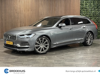 Volvo V90 T8 AWD Recharge Inscription | Vol! | Luchtvering | Bowers & Wilkins | Trekhaak | Stoelventilatie | Schuifdak | Head-Up Display | Stoelmassage | Adaptieve Cruise Control | Standkachel met Volvo On Call App | Stoelverwarming | Full LED Meesturende koplampen
