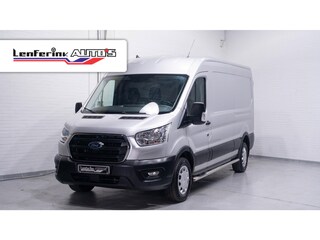 Ford Transit 2.0 TDCI 130 pk L3H2 Trend Navi, Camera Trekhaak 2.500 kg, Sidebars, Cruise Control, NAP, 1e Eig., 3-Zits