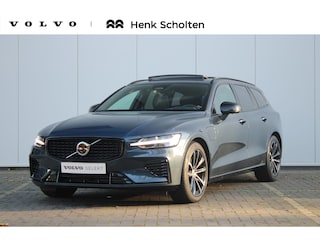 Volvo V60 T6 Plug-in hybrid AWD Plus Dark | Adaptive Cruise & Pilot Assist | Semi-Elektrische Trekhaak | Verwarmbare Voorruit | Premium Audio by Harman Kardon | 360-Camera | Stoel&Stuurverwarming |