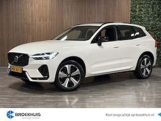 Volvo XC60 T6 AWD Recharge Plus Dark | Trekhaak | 360° Camera | All Season banden | Crystal White | Adaptieve Cruise Control | Stoelverwarming voor+achter | Stuurwielverwarming | Pilot Assist | BLIS Dode Hoek Detectie | Elektrische voorstoelen geheugen | Lederen bek