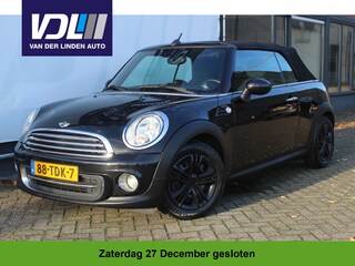 Mini Cooper Cabrio 1.6 Chili Stoel verwarming l Navi l Airco l Achter sensoren l cruise control l