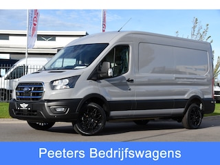 Ford Transit 350 L3H2 68 kWh PB Edition Adaptieve Cruise, 360 Camera, Carplay, BLIS, Stoelverwarming, NAVI, Multimedia, Sensoren, Uniek!