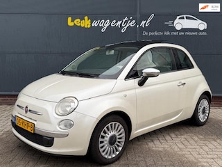Fiat 500 1.4-16V Lounge *schuifdak *parelmoer *p-sensor *NL