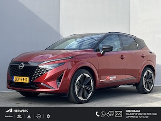 Nissan Qashqai 1.5 e-Power N-Design / Panoramadak / 360° Camera / Apple Carplay & Android Auto / Navigatie full map / Stuur- en Stoelverwarming / Voorruit Verwarming / Keyless Entry & Start / Adaptieve Cruise Control / Climate Control / Alcantara Bekleding /