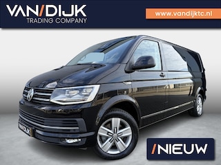 Volkswagen Transporter 2.0 TDI L2H1 DC Highline Automaat ✓5 persoons ✓Rijklaarprijs ✓Full LED ✓Vol Leder ✓Navigatie ✓Parkeersensoren ✓Trekhaak ✓Lichtmetaal