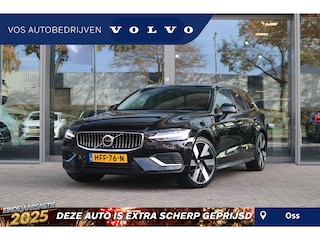 Volvo V60 2.0 T6 Plug-in hybrid AWD Essential Edition | Stoelverwarming voor + achter| Stuurwielverwarming| Side-Skirts| RVS- bumperbescherming achter|