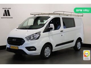 Ford Transit Custom 2.0 TDCI Dubbele Cabine EURO 6 - Airco - Navi - Cruise - Imperiaal - €17.950,- Excl.