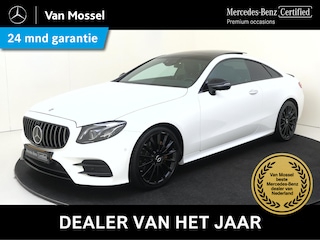 Mercedes-Benz E-klasse Coupé 200 / Panoramadak/ Night/ 20 inch/ Burmester/ Memory/ Designo/ E53 Look/ Adap. onderstel