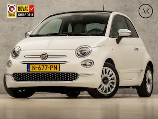 Fiat 500 1.0 Hybrid Dolcevita (PANORAMADAK, CHROME PAKKET, APPLE CARPLAY, LEDER, PARKEERSENSOREN, SPORTSTOELEN, CRUISE, ZWART HEMEL, LM VELGEN, NIEUWE APK, NIEUWSTAAT)