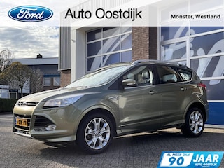 Ford Kuga 1.6 Titanium Plus 150PK Trekhaak Panodak Winterpack Camera Cruise Navi Elek. Achterklep Keyless Climate Parkeersensoren *2000KG Trekgewicht*