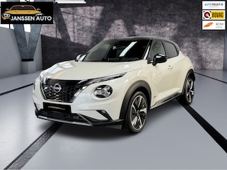 Nissan Juke 1.6 Hybrid N-Design | Bose | Leder/alcantara | 360 cam | Carplay | Parelmoer wit