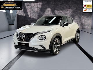Nissan Juke 1.6 Hybrid N-Design | Bose | Leder/alcantara | 360 cam | Carplay | Parelmoer wit