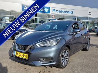 Nissan Micra 1.0L 73pk Acenta | Origineel NL | Navi | Apple Carplay+Android Auto | Airco | Cruise | Bluetooth Carkit+Streaming | Licht+Regensensor | Pdc+Camera | 16''lm