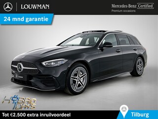 Mercedes-Benz C-klasse Estate 300 e AMG Plug-In Hybride AMG Line | Trekhaak | Panorama Schuif-Kanteldak | Digital Licht | Rijassistentiepakket Plus incl. PRE-SAFE Inclusief 24 maanden MB Certified garantie voor Europa.