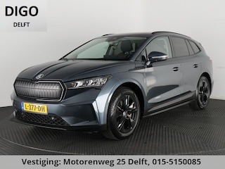 Skoda Enyaq iV 80 (204PK) ACCU 93%! BEREIK 537KM GARANTIE 4-2031 BLACKLINE. NAVIGATIE . STUURWIEL VERWARMD . PARKEERSENSOREN VOOR & ACHTER .