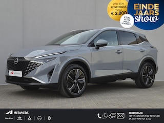 Nissan Qashqai 1.3 MHEV Xtronic Tekna Automaat / Nieuw Model / Facelift / Fabrieksgarantie tot 04-2028 / HUD / Trekgewicht 1800 kg / Cold Pack / Rondomzicht camera / Elektrische achterklep / Apple Carplay Android Auto / Stuur-, Stoel en Voorruit verwarming /