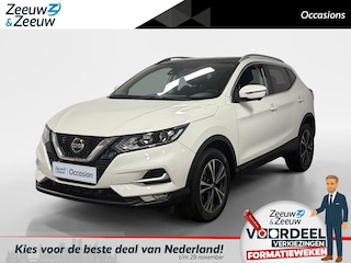 Nissan Qashqai 1.3 DIG-T Design Edition NAVI AIRCO CAMERA PANORAMADAK CRUISE CONTROLE LM VELGEN HOGE INSTAP BLUETOOTH ZEER MOOIE AUTO PAS 33000 KM